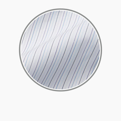 Purple Multi Stripe Cotton Fabric Image 2