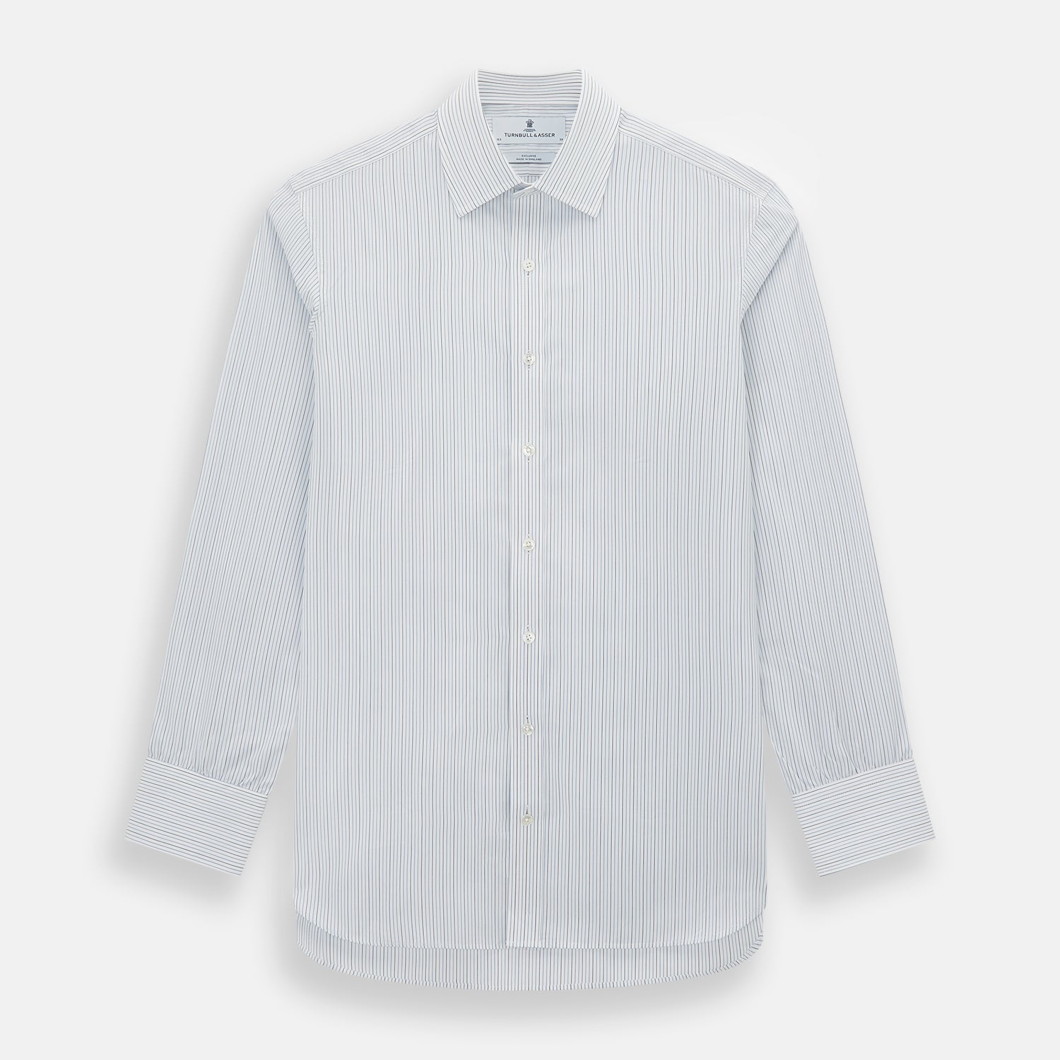 Image 1 of product Navy and Blue Pinstripe Mayfair Shirt