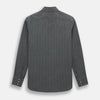 Charcoal Melange Wide Stripe Westminster Shirt