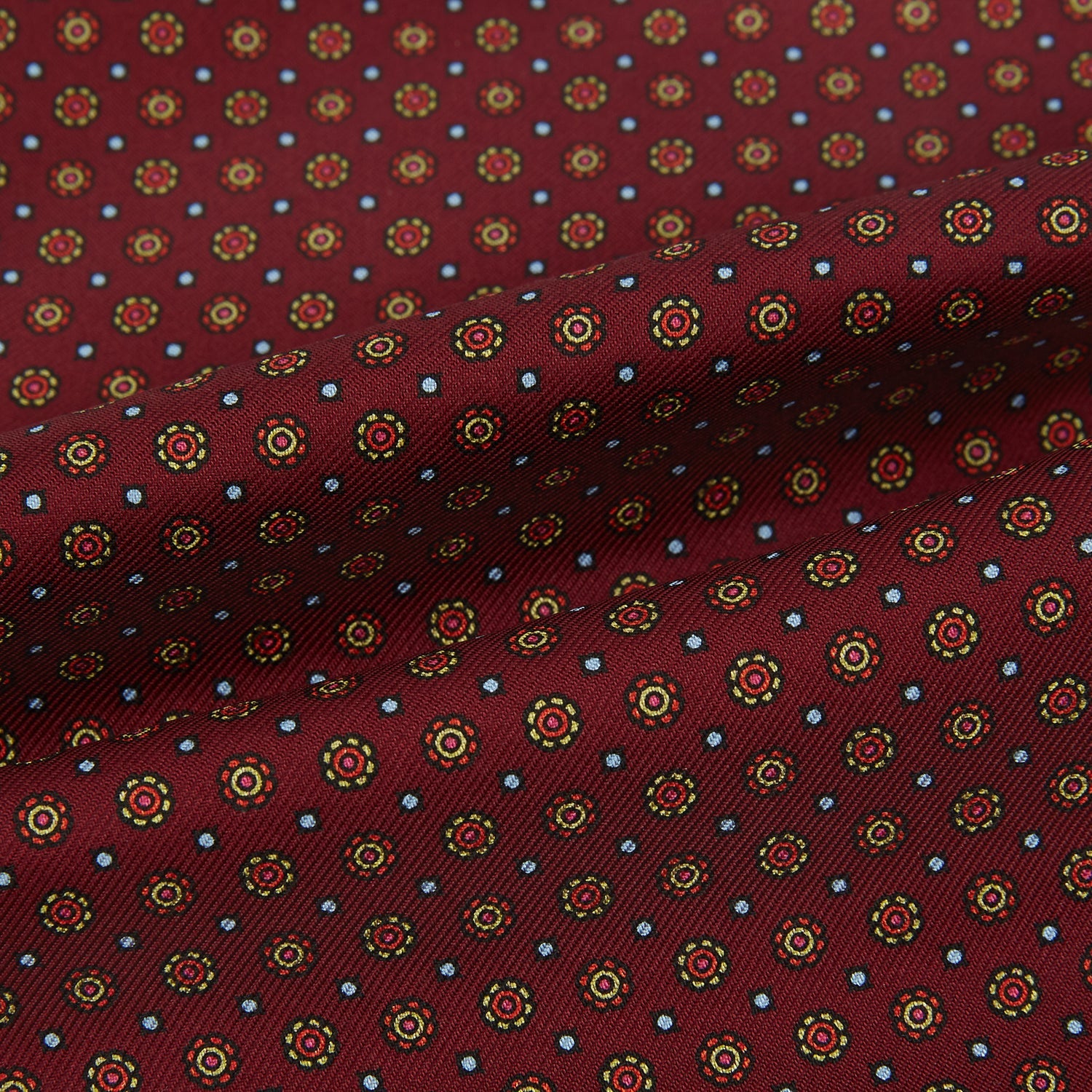 Image 4 of product The Great Gatsby Burgundy Printed Silk Cravat