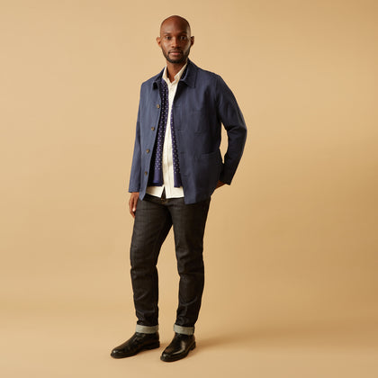 Cream Weekend Fit Hayne Shirt With Dorset Collar And 1-Button Cuffs Image 5