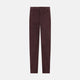 The Turnbull & Asser Burgundy Corduroy Charles Trousers are straight-leg stretch cotton pants in dark burgundy, featuring side and back pockets, shown against a plain white background.
