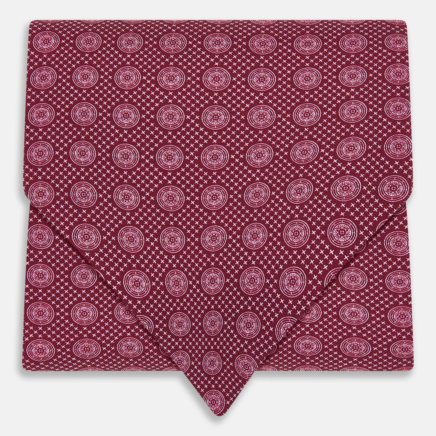 Image 1 of product Burgundy Medallion Silk Cravat