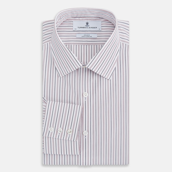 Red Multi Stripe Mayfair Shirt Image 4