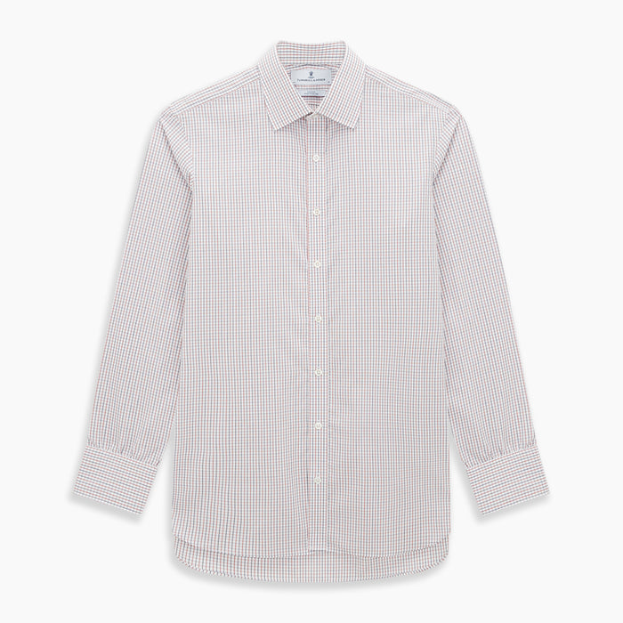 Red and Blue Multi Check Mayfair Shirt Image 6