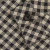 Black Gingham Check Wool Blend Somerset Overshirt