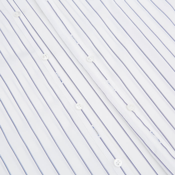 Dark Navy Double-Pinstripe Westminster Shirt Image 6