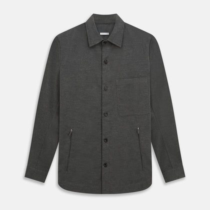 Charcoal Melange Hampstead overshirt