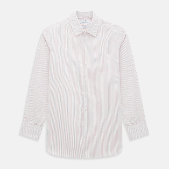 Red Hairline Stripe Westminster Shirt