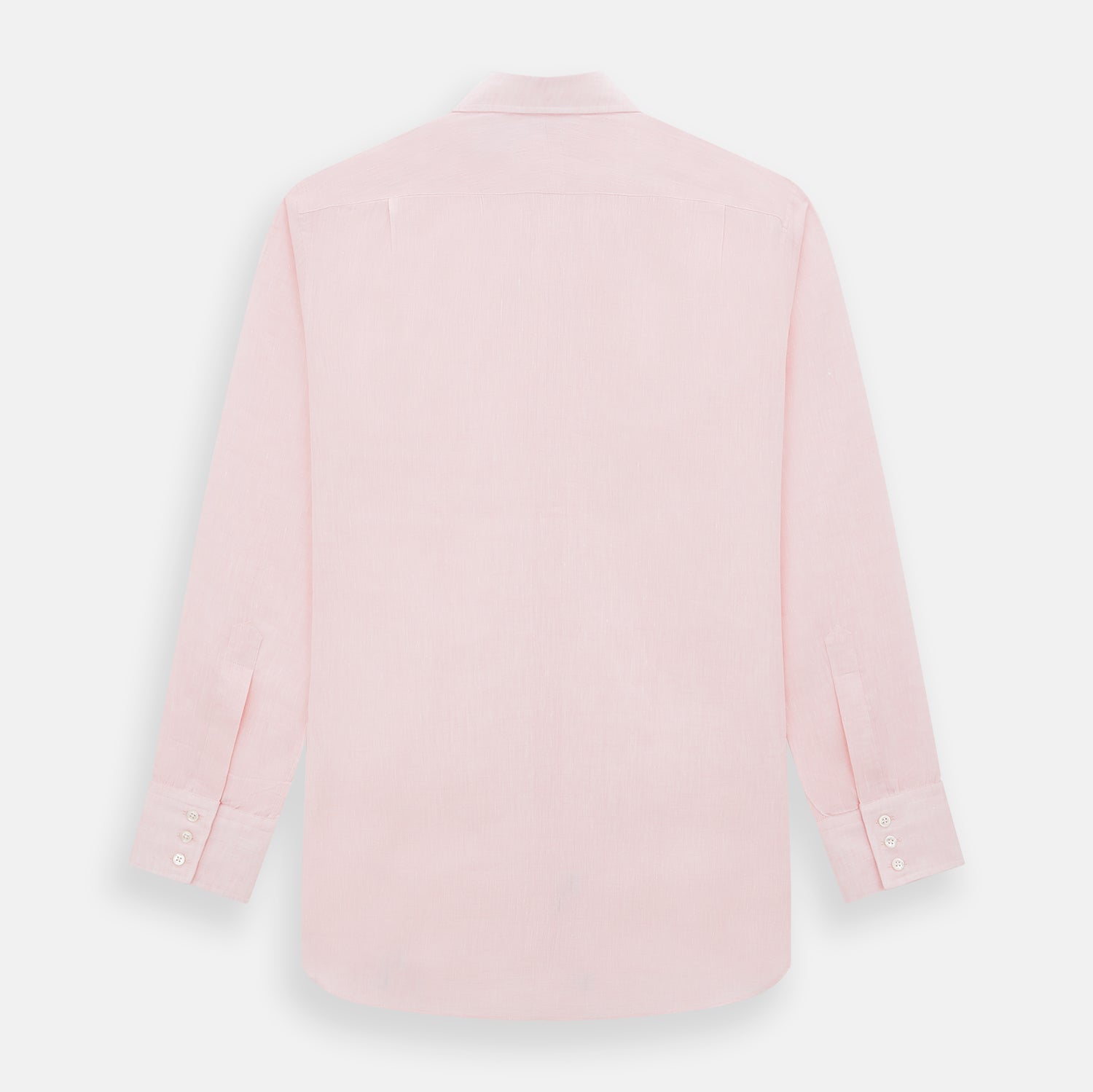 Pale Pink Linen Mayfair Shirt