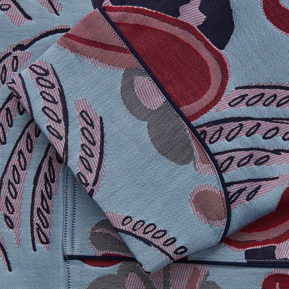 Blue Paisley Pattern Cotton Arnold Gown Image 2