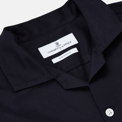 Navy Cotton Holiday Fit Winnington Shirt