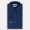 Navy Linen Mayfair Shirt