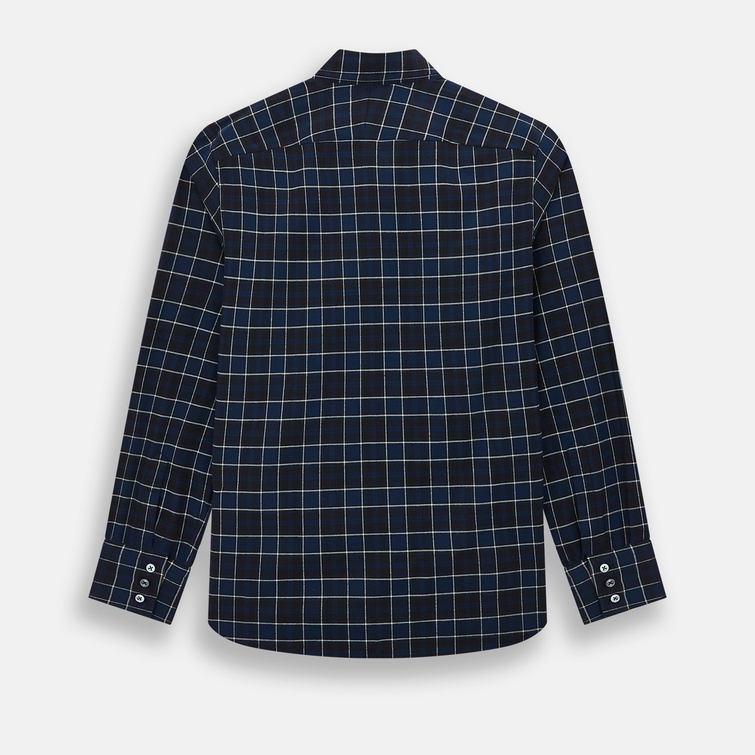 Image 3 of product Navy and White Check Windsor Shirt
