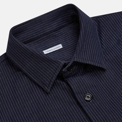 Navy Stripe Hampstead Overshirt