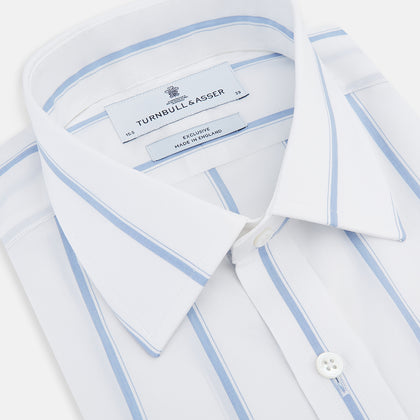 Colony Blue Track Stripe Mayfair Shirt