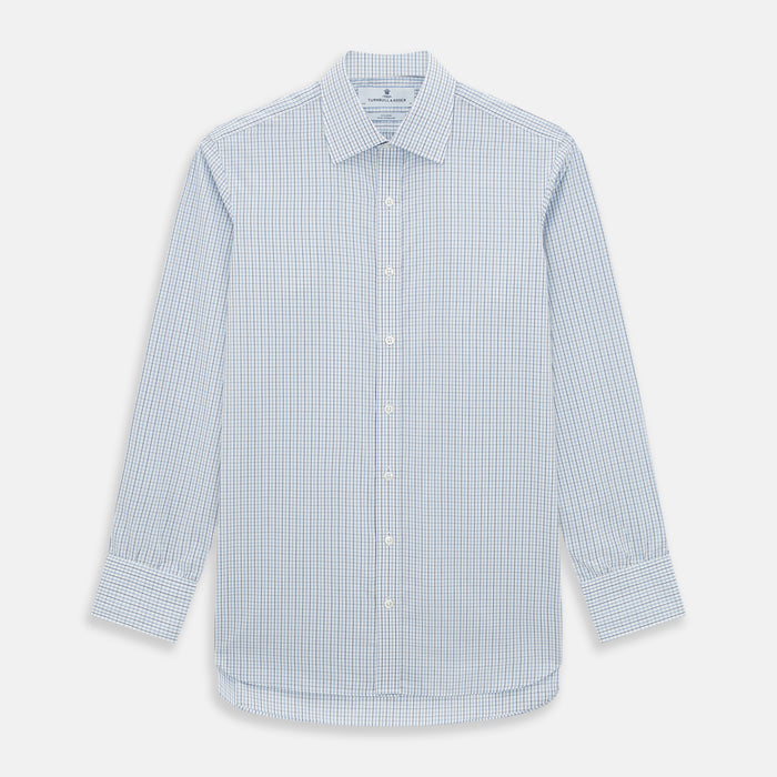 Navy and Blue Multi Check Mayfair Shirt