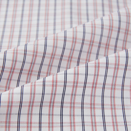 Red and Blue Multi Check Mayfair Shirt Image 5