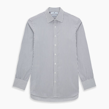Grey Multi Stripe Mayfair Shirt Image 6