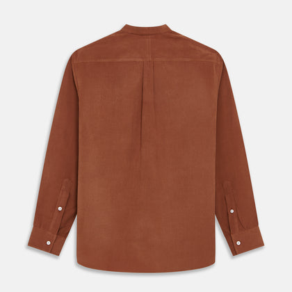 Rust Cotton Weekend Fit Blake Shirt Image 4