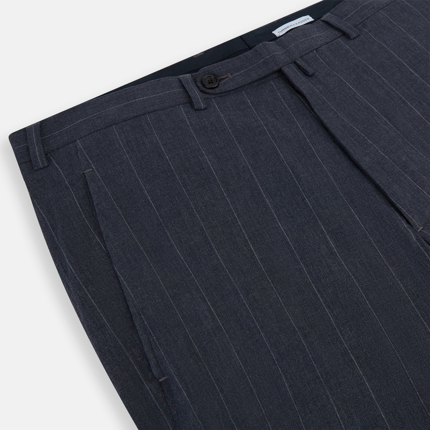 Image 2 of product Navy Striped Edmund trousers