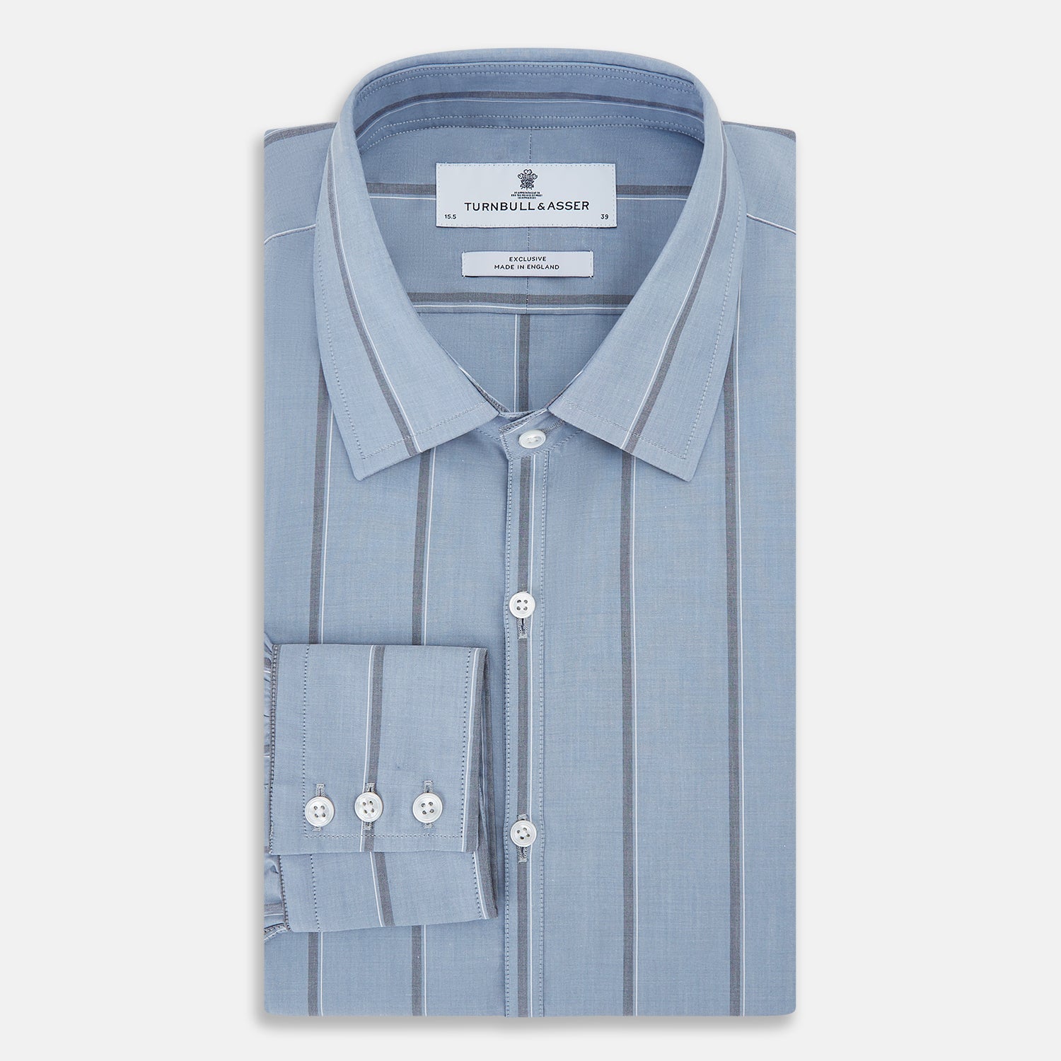 Image 5 of product Steel Blue Track Stripe Westminster Shirt
