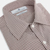 Burgundy Micro Check Westminster Shirt