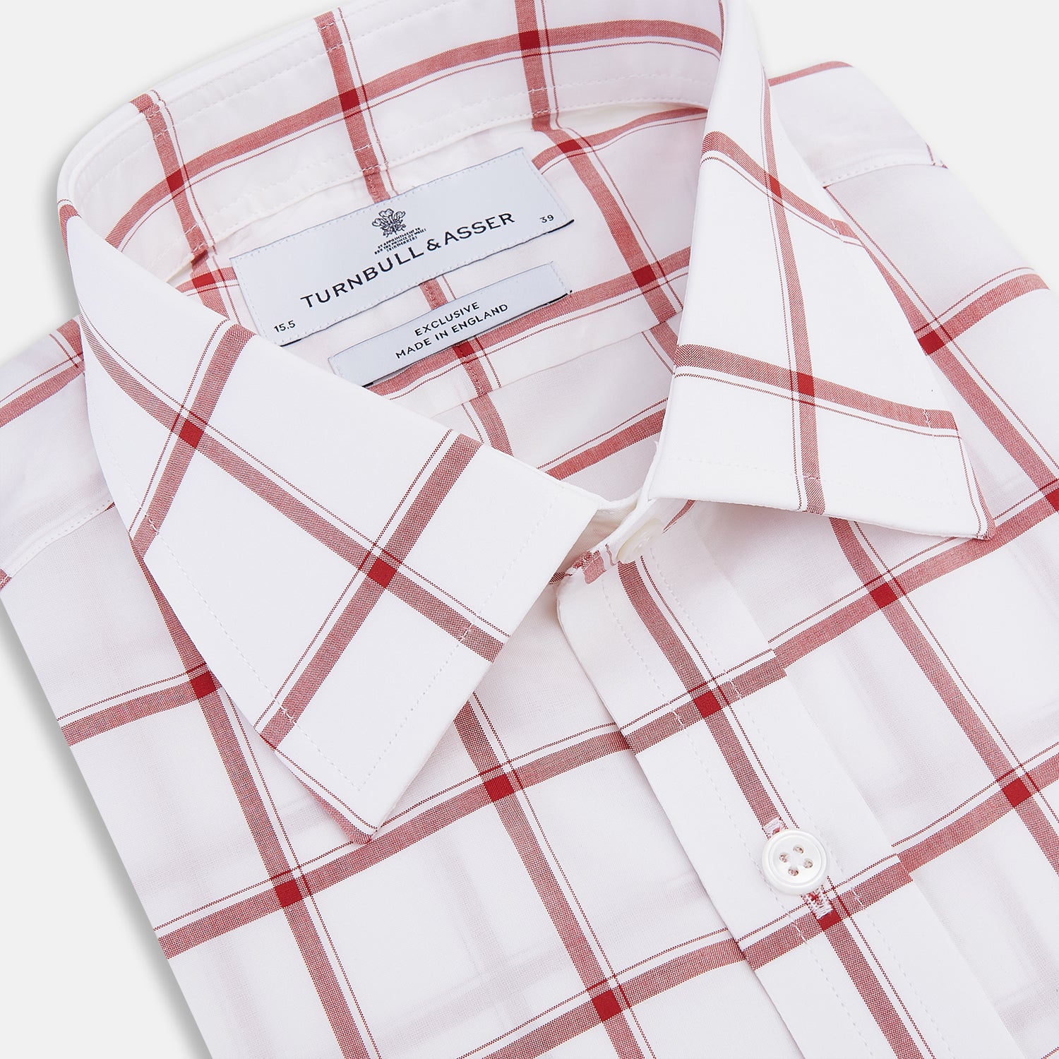 Image 2 of product Dark Red Grid Check Mayfair Shirt