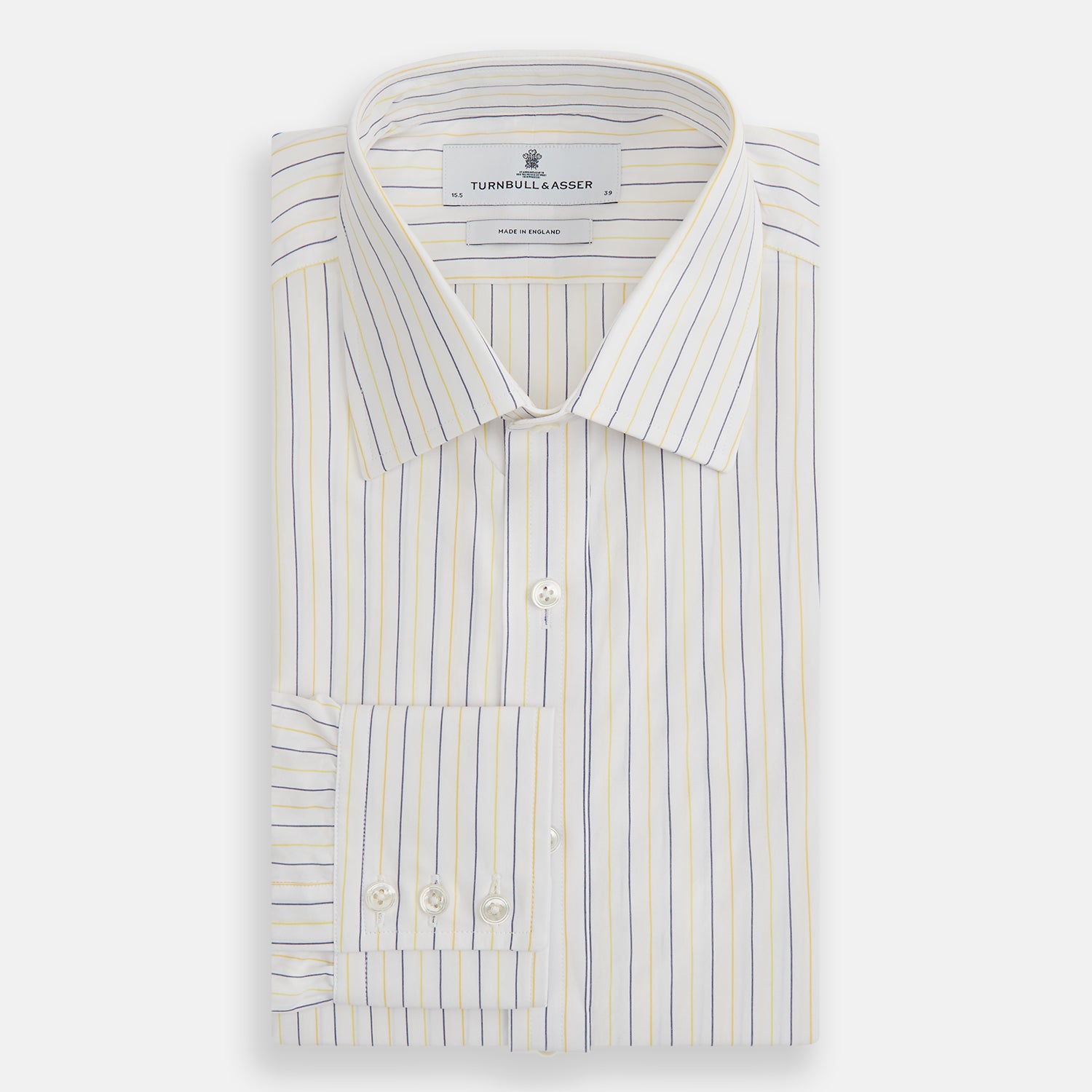 Yellow Double Pinstripe Mayfair Shirt