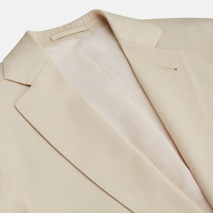 Beige Cotton Barrington Blazer Image 4