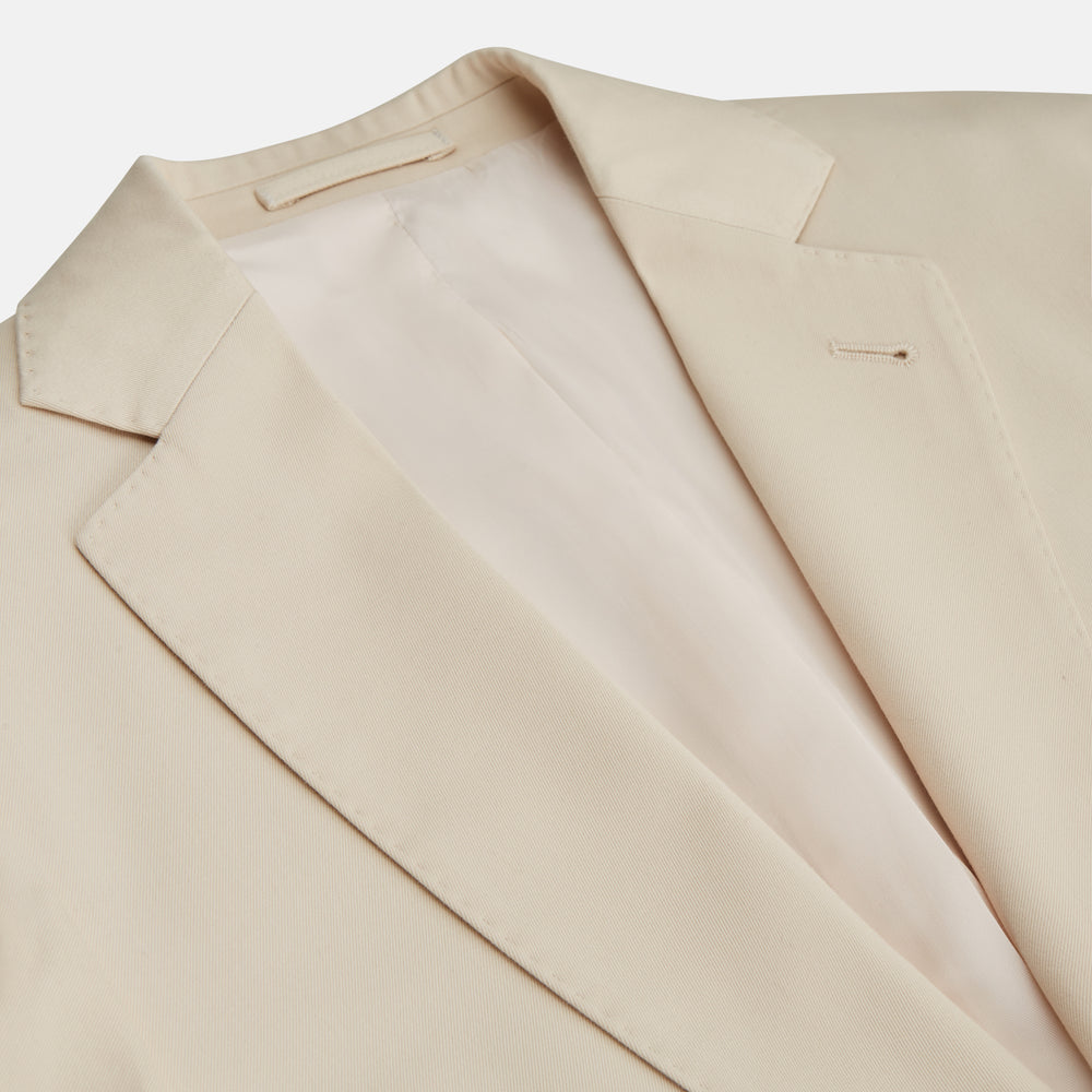 Beige Cotton Barrington Blazer