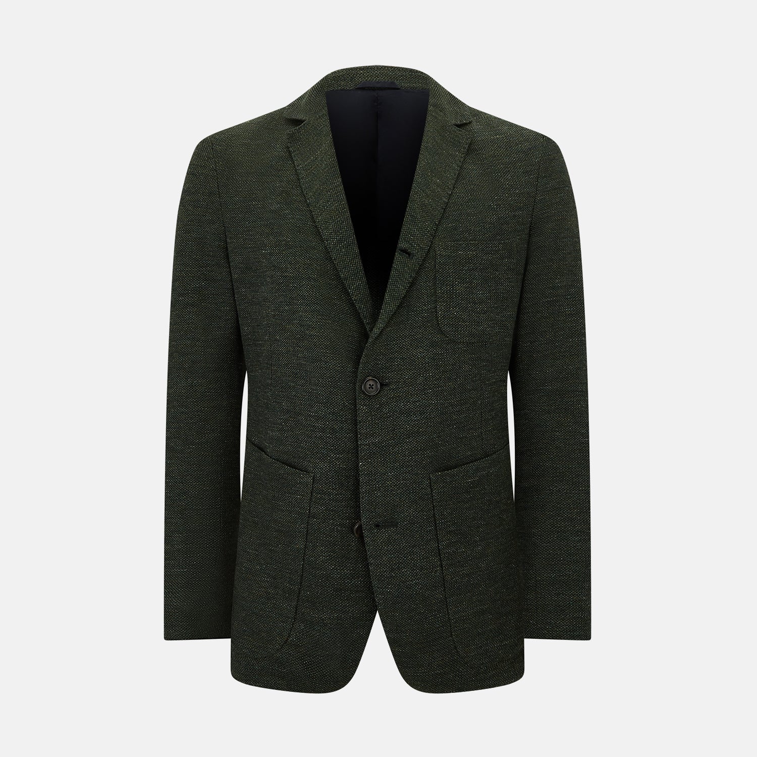 Image 1 of product Forest Green Linen Blend Cambridge blazer