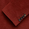 View 4 of product The Rust Cord Barrington Blazer by Turnbull & Asser is tailored in Italy with notch lapels, two front buttons, three pockets, and four-button cuffs, shown flat on a white background.