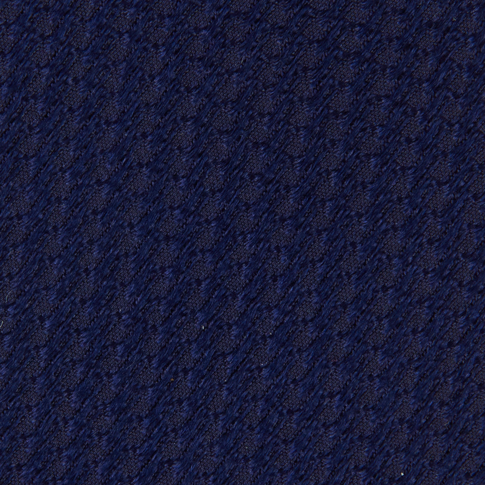 Seven-Fold Navy Lace Silk Tie