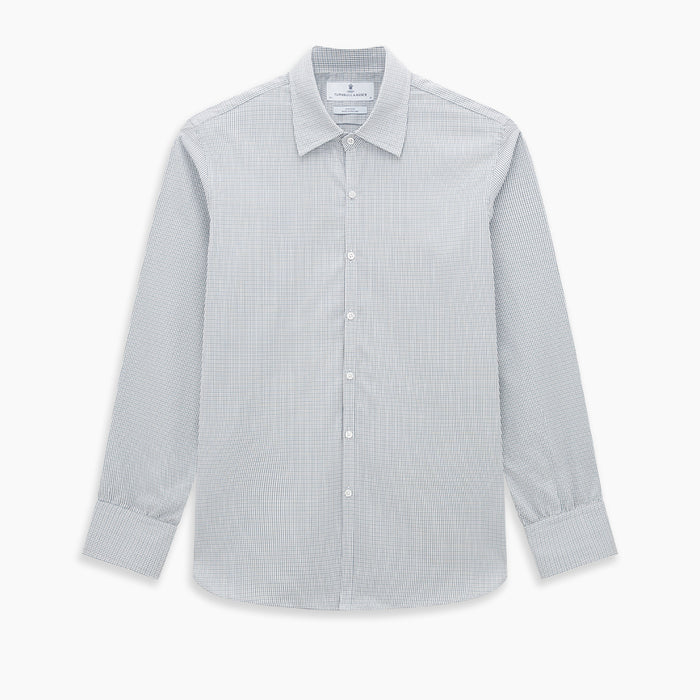 Forest Green Micro Tattersall Westminster Shirt Image 8