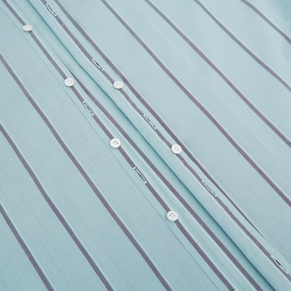 Light Sage Track Stripe Westminster Shirt