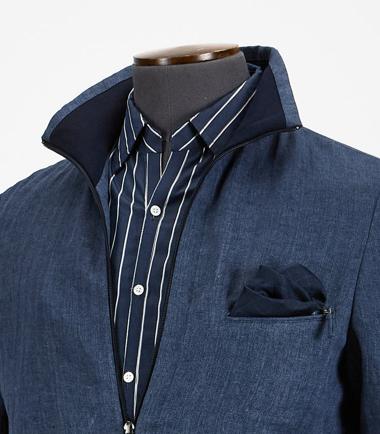 Turnbull & Asser Blue Striped Cotton Shirt