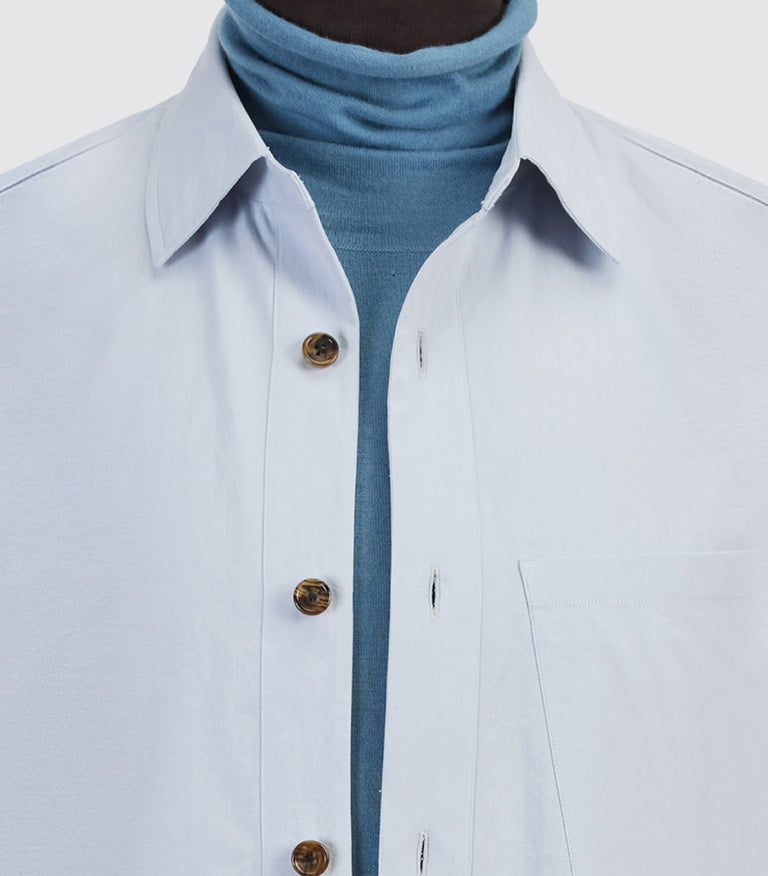 Turnbull & Asser Blue Striped Cotton Shirt