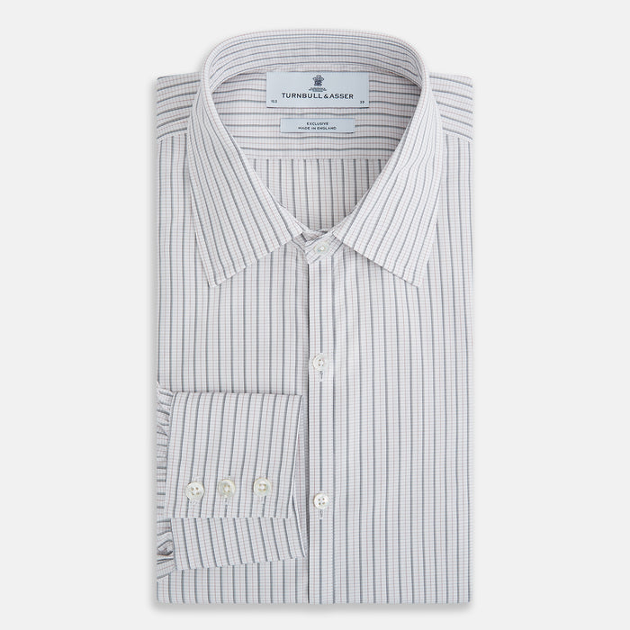 Red and Navy Graph Check Westminster Shirt Image 4