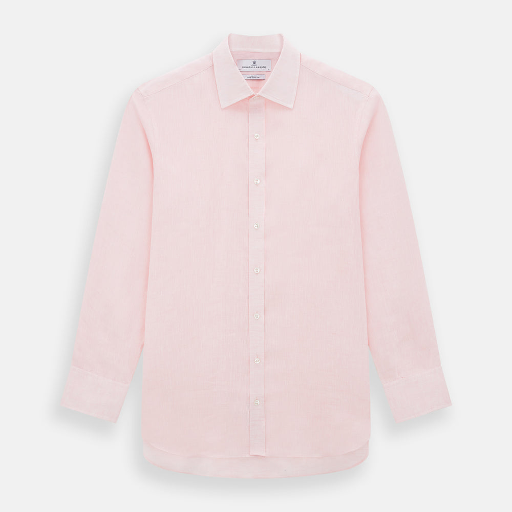 Pale Pink Linen Mayfair Shirt – Turnbull & Asser