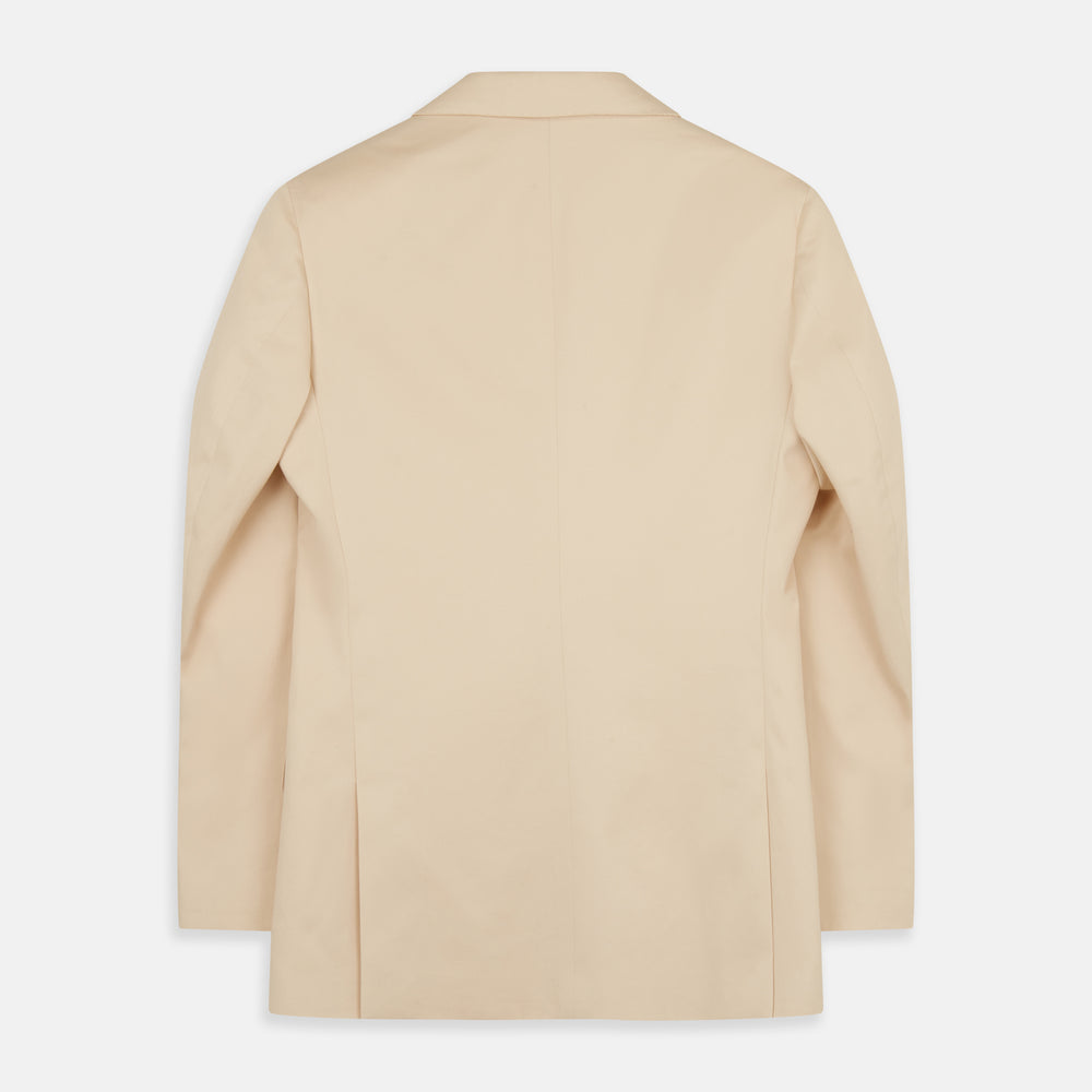 Beige Cotton Barrington Blazer