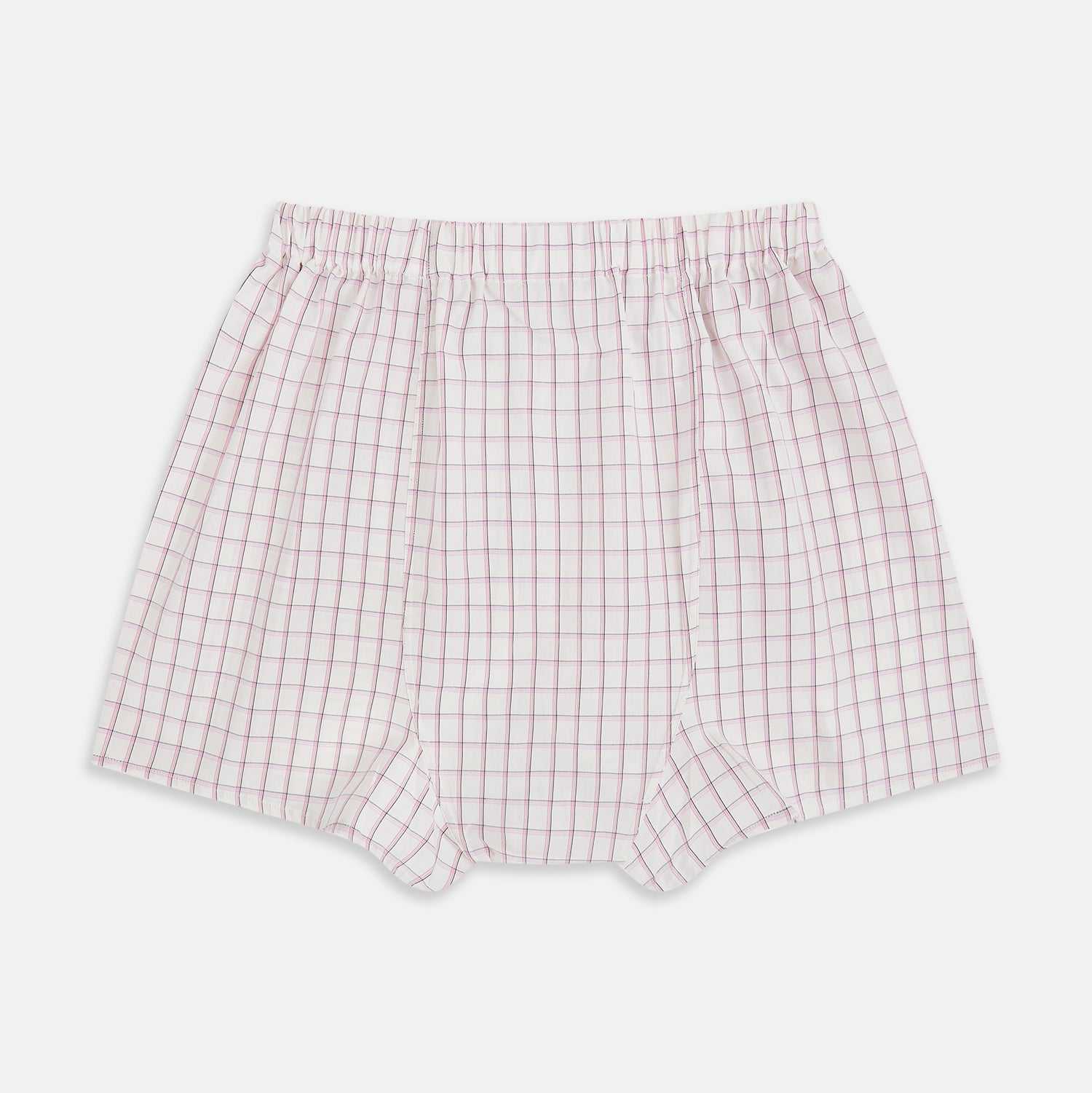 Pink Graph Check Godfrey Boxer Shorts