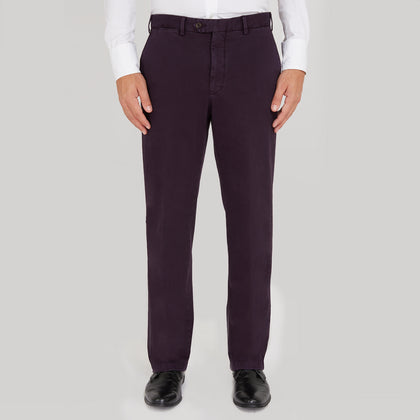 Purple Cotton Trousers