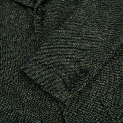 Forest Green Linen Blend Cambridge blazer Image 3
