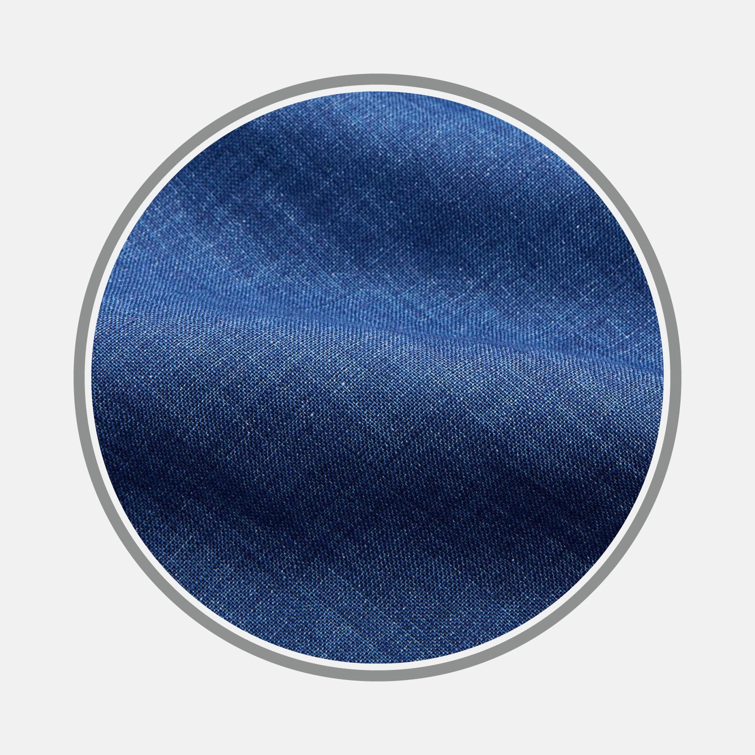 Navy Linen Fabric