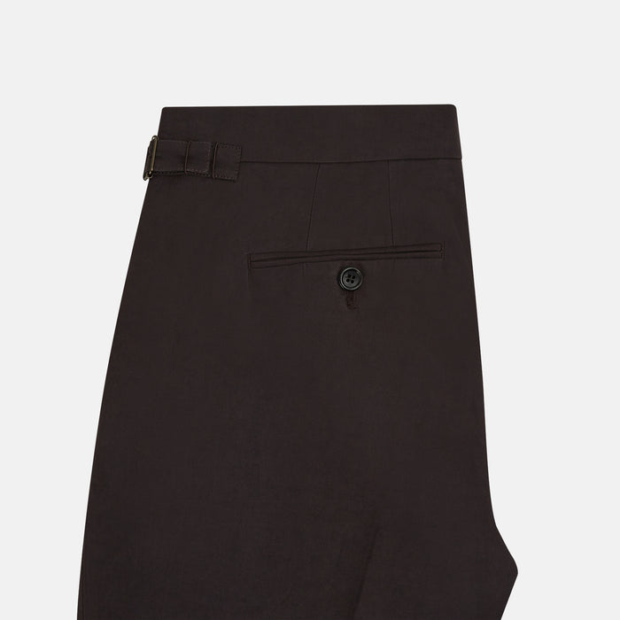 Brown Linen Henry Trousers Image 12
