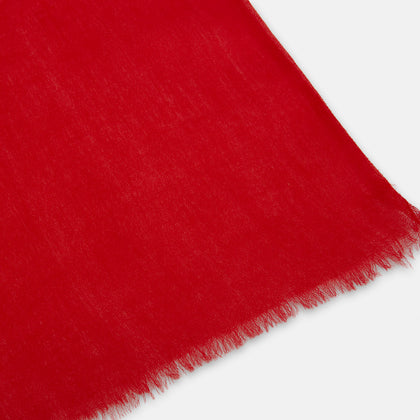 Red Cashmere Scarf