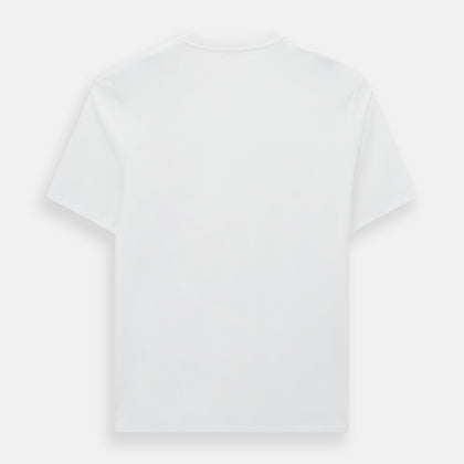 White Short-sleeve Fitted T-Shirt Image 2