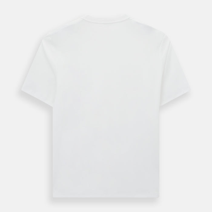 White Short-sleeve Fitted T-Shirt Image 2
