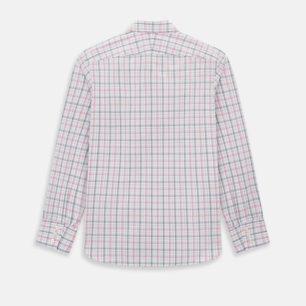 Purple and Blue Multi Check Westminster Shirt